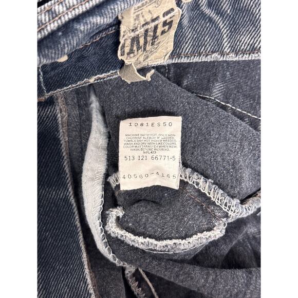 Vintage Levis Silvertab Jeans 34 in x 26 in Mens Loose Fit Made USA Denim - Picture 8 of 10